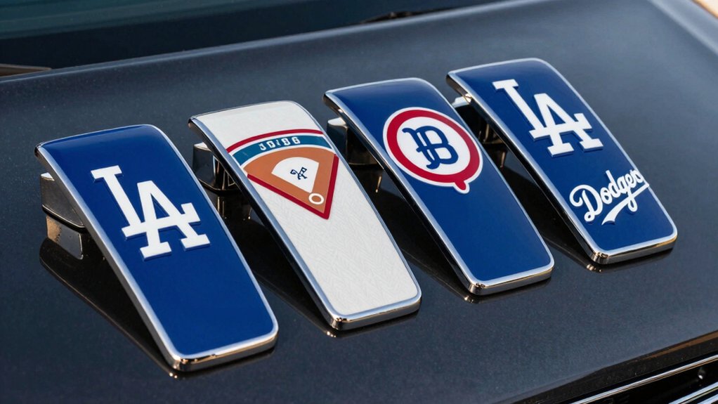 dodgers themed hitch covers show team pride