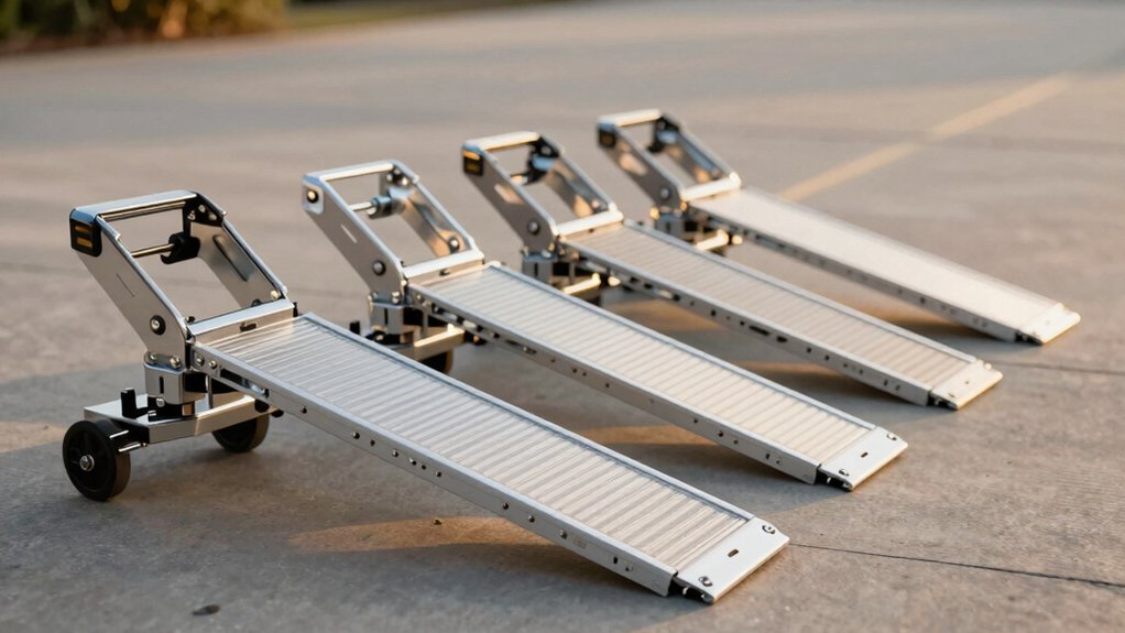hitch mounted cargo carriers with ramp