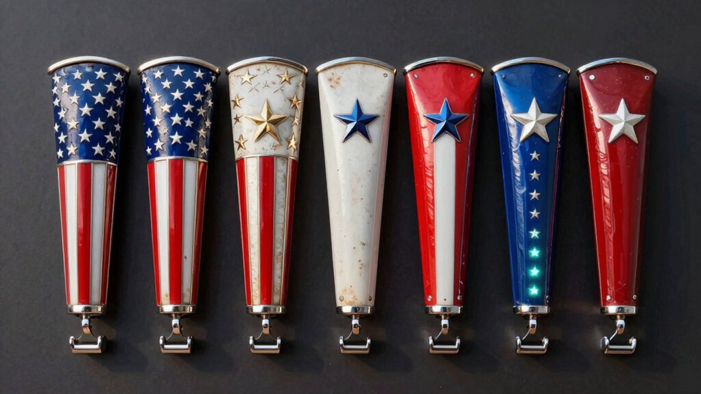 patriotic vehicle accessory design showcases