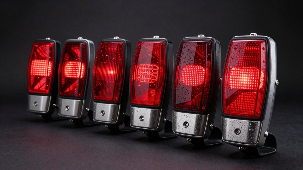 receiver hitch brake lights weather resistant visibility