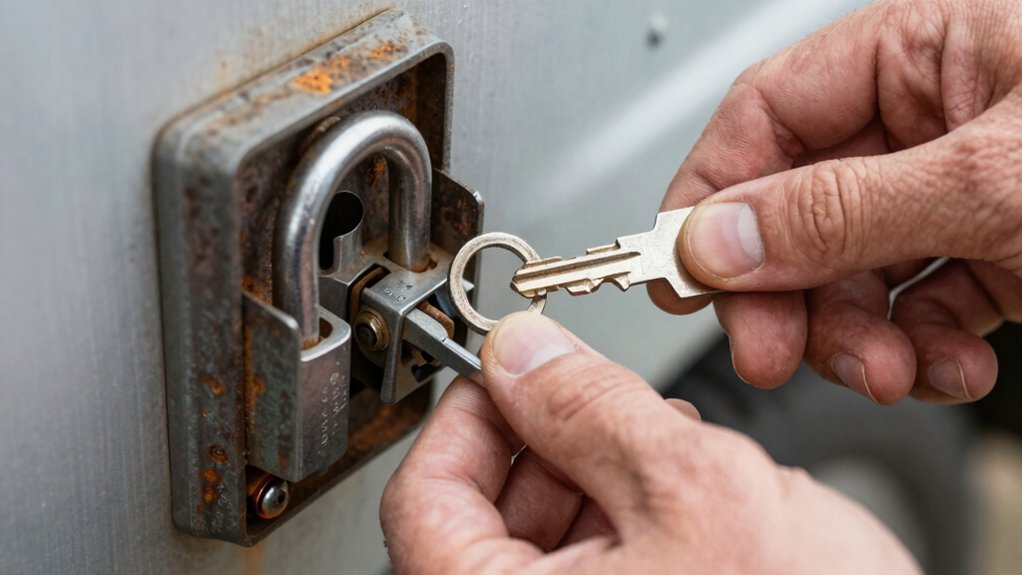 safely remove hitch lock