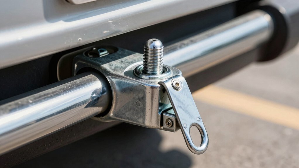 securely locking trailer hitch