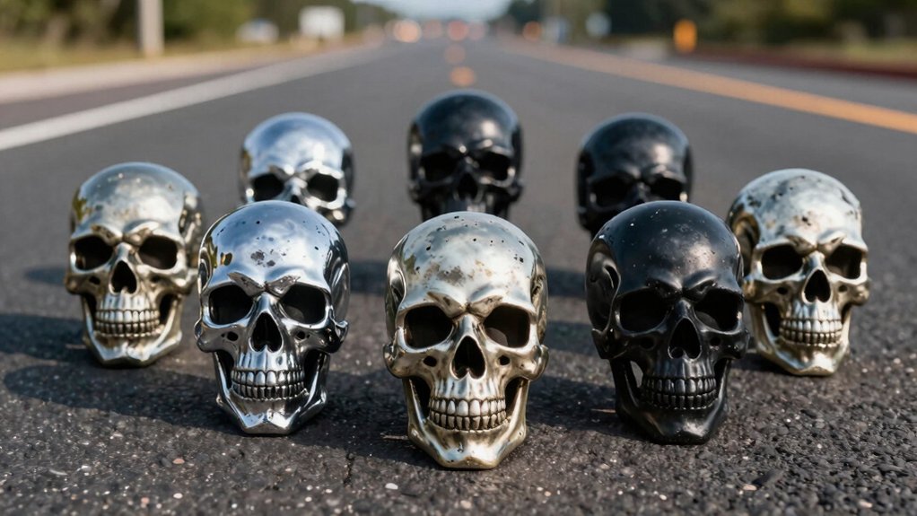 skull trailer hitch covers turning heads