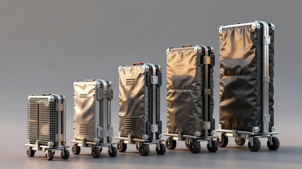 space saving foldable hitch cargo carriers