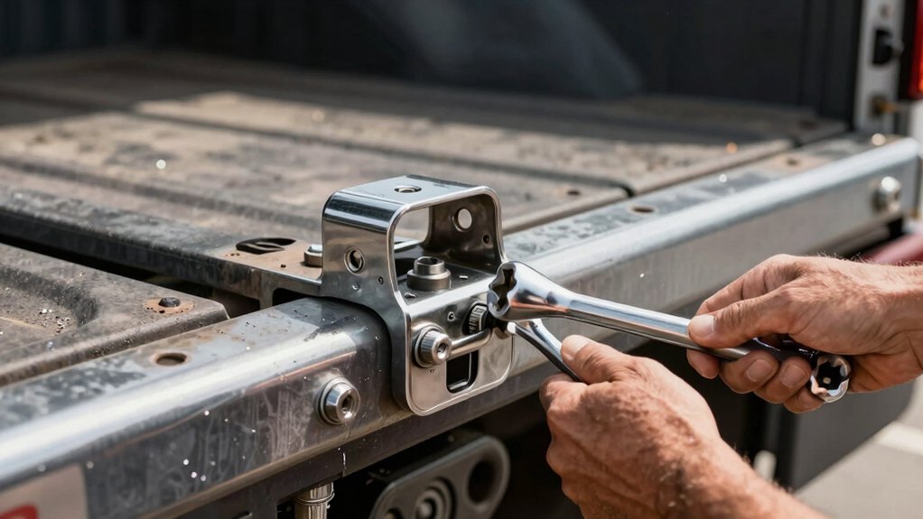 step by step mounting 5th wheel hitch