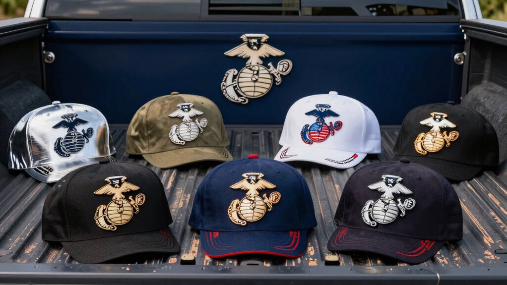 trailer hitch covers showing marine pride