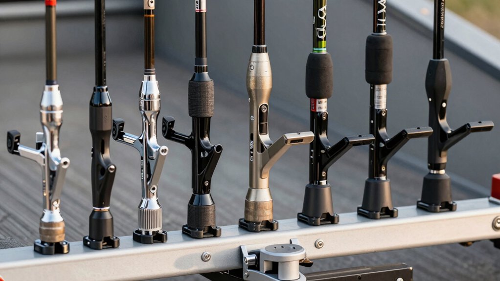 trailer hitch fishing rod holders
