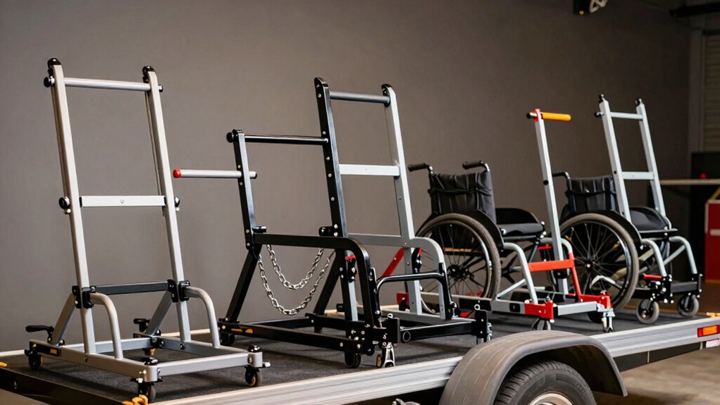 wheelchair carrier trailer hitch stay